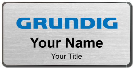 Custom name badges for Grundig