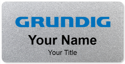 Custom name badges for Grundig