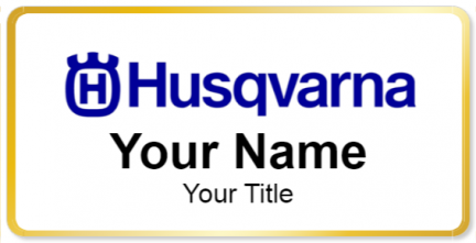 Custom name badges for Husqvarna