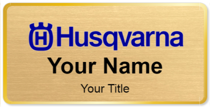Custom name badges for Husqvarna