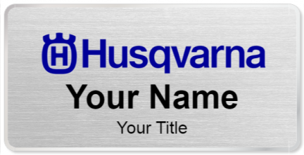 Custom name badges for Husqvarna