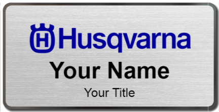 Custom name badges for Husqvarna