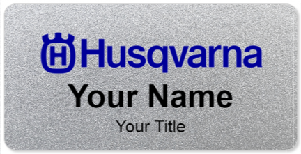 Custom name badges for Husqvarna