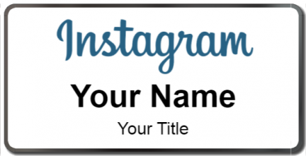 Custom name badges for Instagram