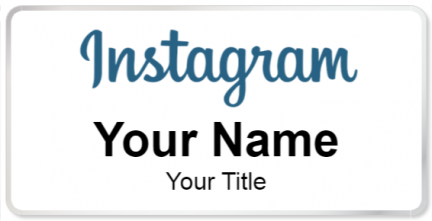 Custom name badges for Instagram