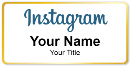 Custom name badges for Instagram