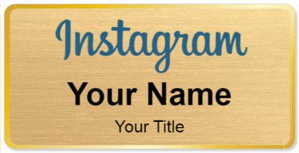 Custom name badges for Instagram