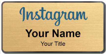 Custom name badges for Instagram