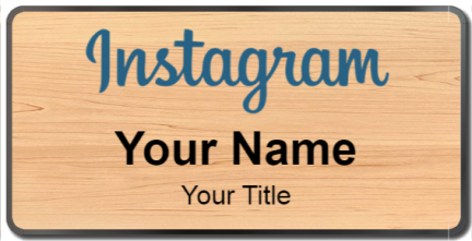 Custom name badges for Instagram