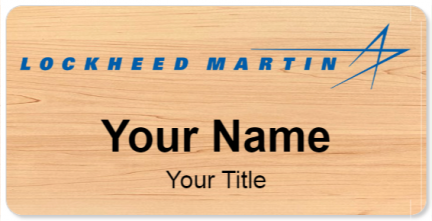 Custom name badges for Lockheed Martin