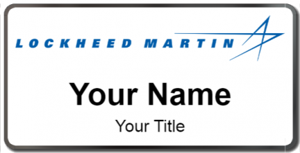 Custom name badges for Lockheed Martin
