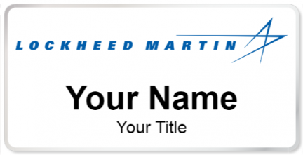 Custom name badges for Lockheed Martin