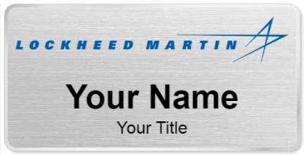 Custom name badges for Lockheed Martin