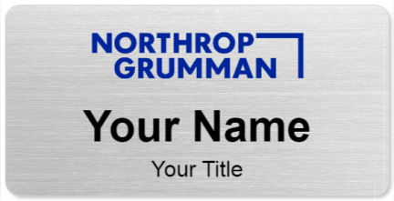 Custom name badges for Northrop Gruman