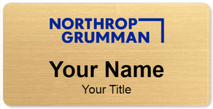 Custom name badges for Northrop Gruman