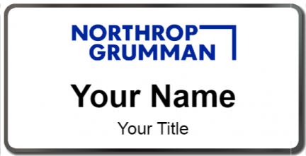 Custom name badges for Northrop Gruman