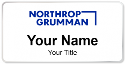 Custom name badges for Northrop Gruman