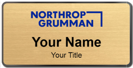 Custom name badges for Northrop Gruman