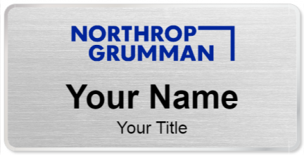 Custom name badges for Northrop Gruman