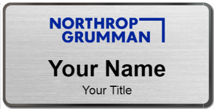 Custom name badges for Northrop Gruman