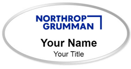 Custom name badges for Northrop Gruman