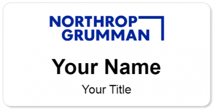 Custom name badges for Northrop Gruman