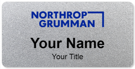 Custom name badges for Northrop Gruman