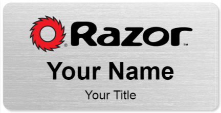 Custom name badges for Razor