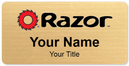 Custom name badges for Razor