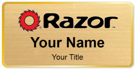 Custom name badges for Razor