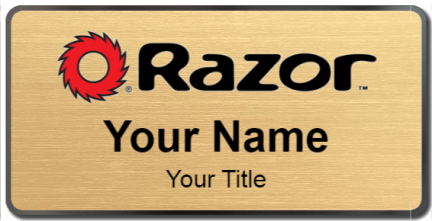 Custom name badges for Razor