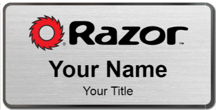 Custom name badges for Razor