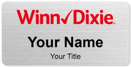Custom name badges for Winn Dixie