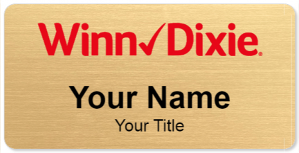 Custom name badges for Winn Dixie