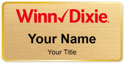 Custom name badges for Winn Dixie