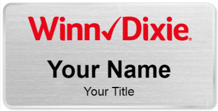 Custom name badges for Winn Dixie