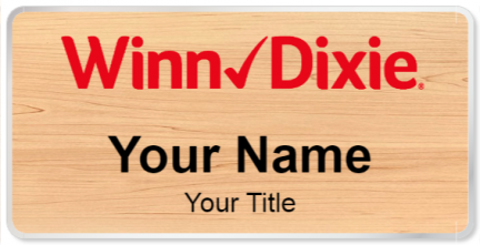 Custom name badges for Winn Dixie