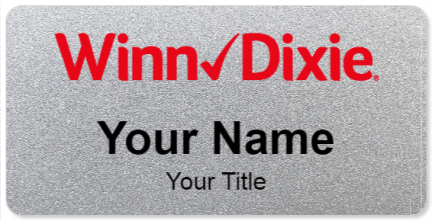 Custom name badges for Winn Dixie