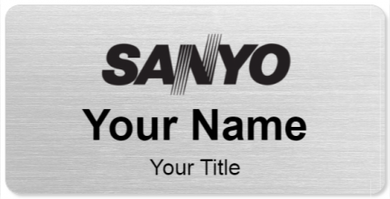 Custom name badges for Sanyo