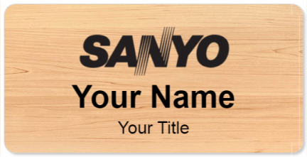 Custom name badges for Sanyo