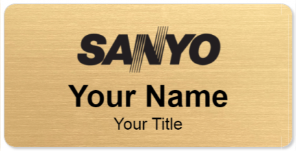 Custom name badges for Sanyo