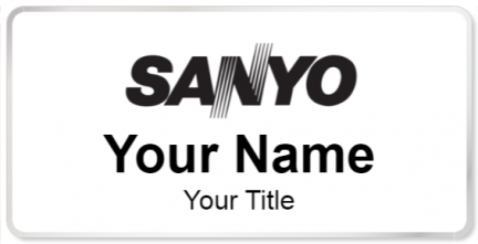 Custom name badges for Sanyo