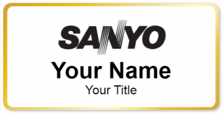 Custom name badges for Sanyo