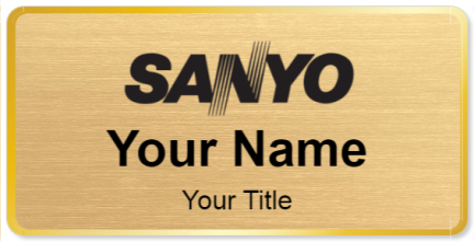 Custom name badges for Sanyo