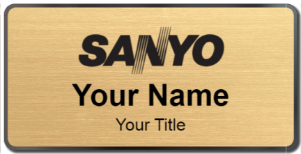 Custom name badges for Sanyo