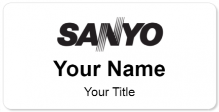 Custom name badges for Sanyo