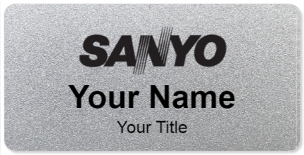 Custom name badges for Sanyo