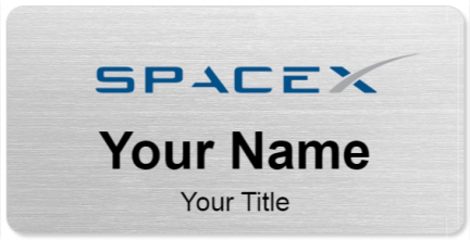 Custom name badges for SpaceX