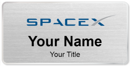 Custom name badges for SpaceX