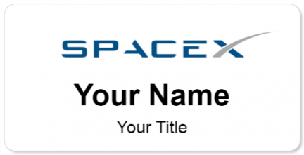 Custom name badges for SpaceX